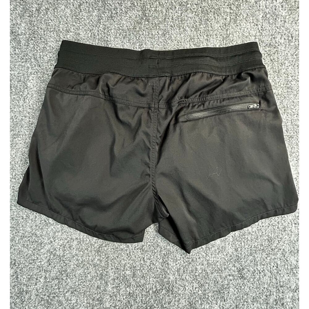 The North Face Women's Black Running Athletic Shorts Large FlashDry Drawstring - Picture 2 of 7